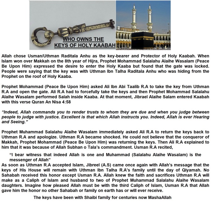 keys of Kaabah
