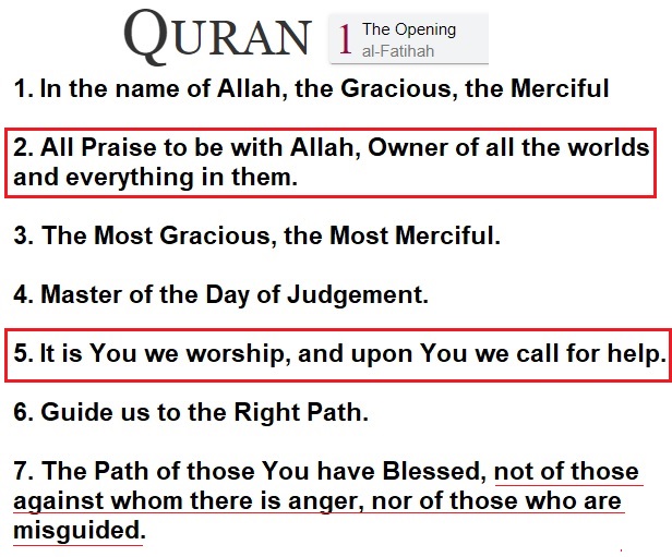 Quran Al fatiha