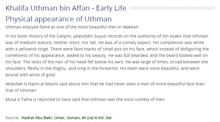 Usman/Uthman Raditala Anhu